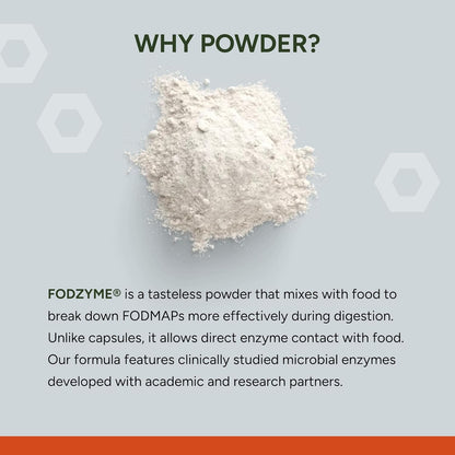 FODZYME® Home Kit Digestive Enzymes for Gut Health, Relief for Bloating, Gas, Constipation, Diarrhea, Abdominal Pain, Low FODMAP, 60 Dose